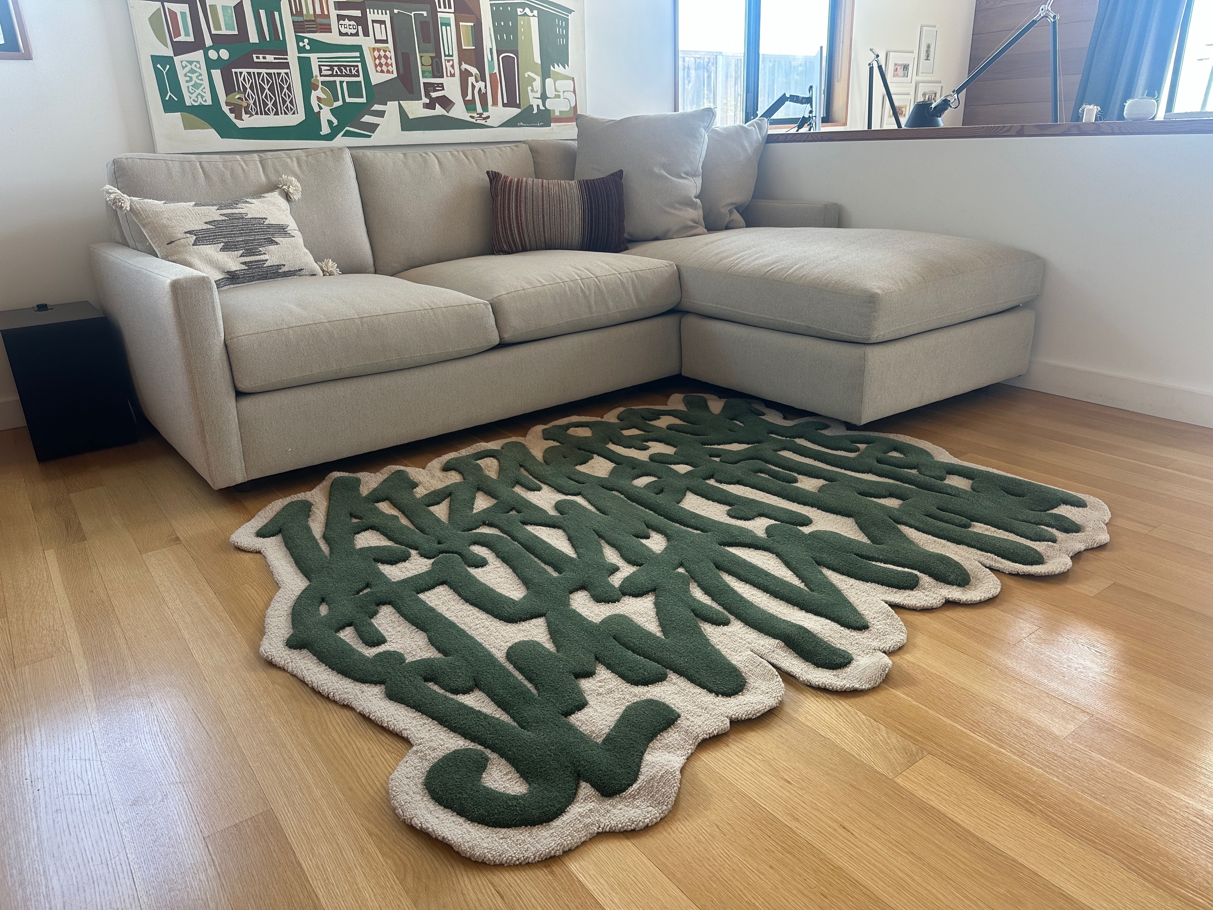 1 of 1 Genesis Address Tufted Wool Area Rug view 3