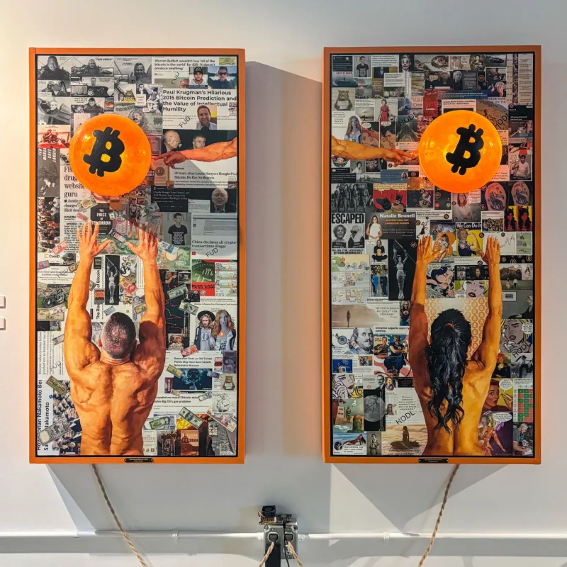 God Bestows Bitcoin on (Adam, Eve)