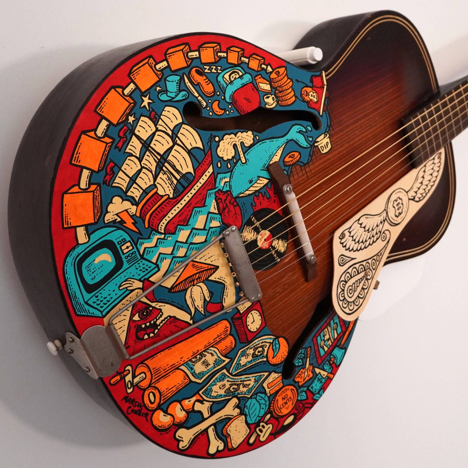 Bitcoin Guitar & Guy view 3