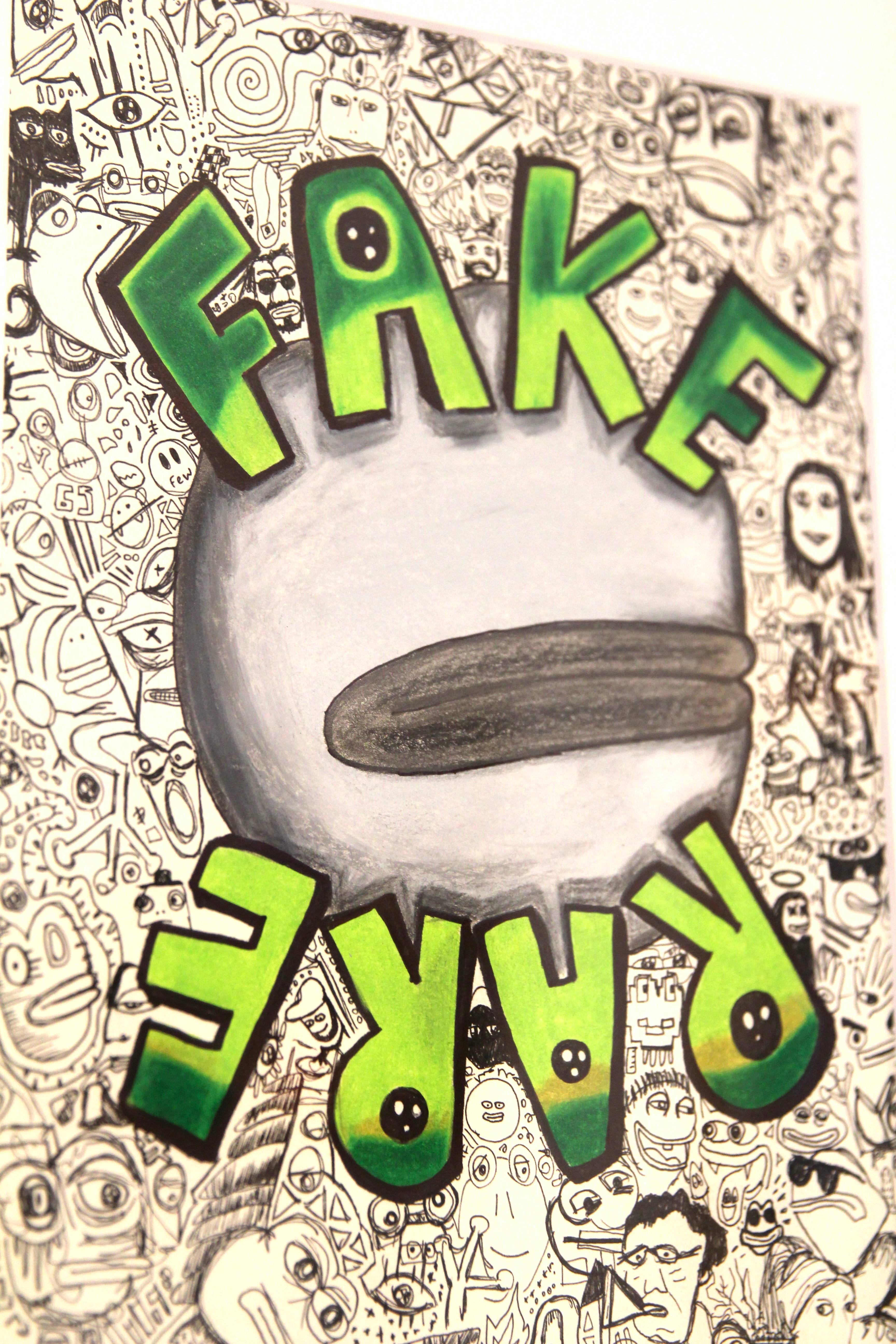 FAKEBACK - Original Artwork view 11