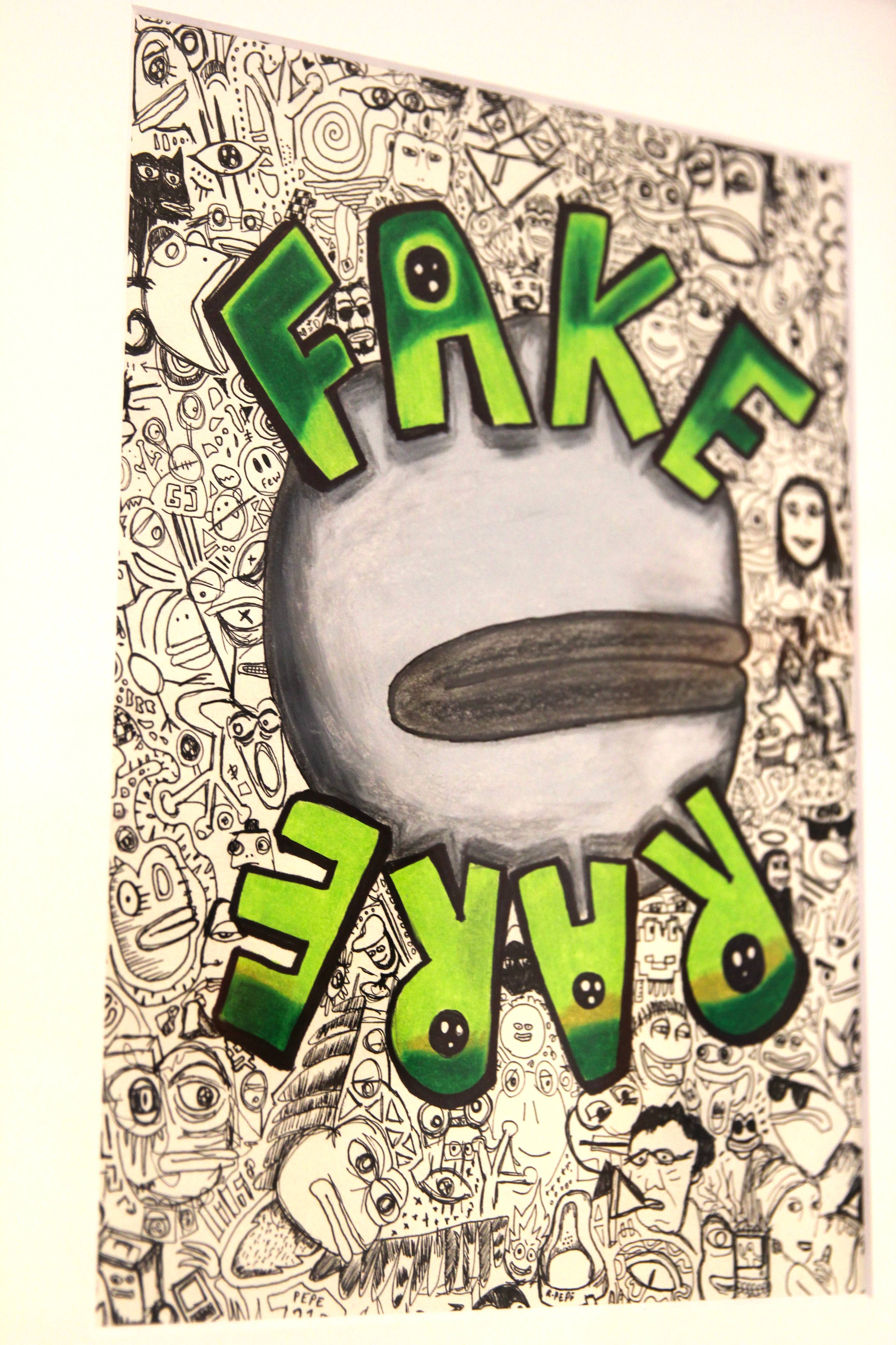 FAKEBACK - Original Artwork view 3