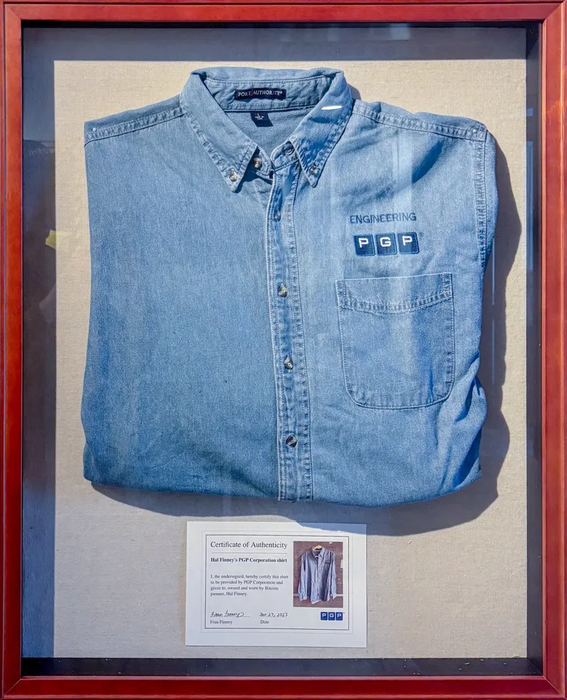 Hal Finney's PGP shirt