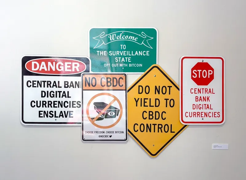 @NoCBDC WARNING SIGNS