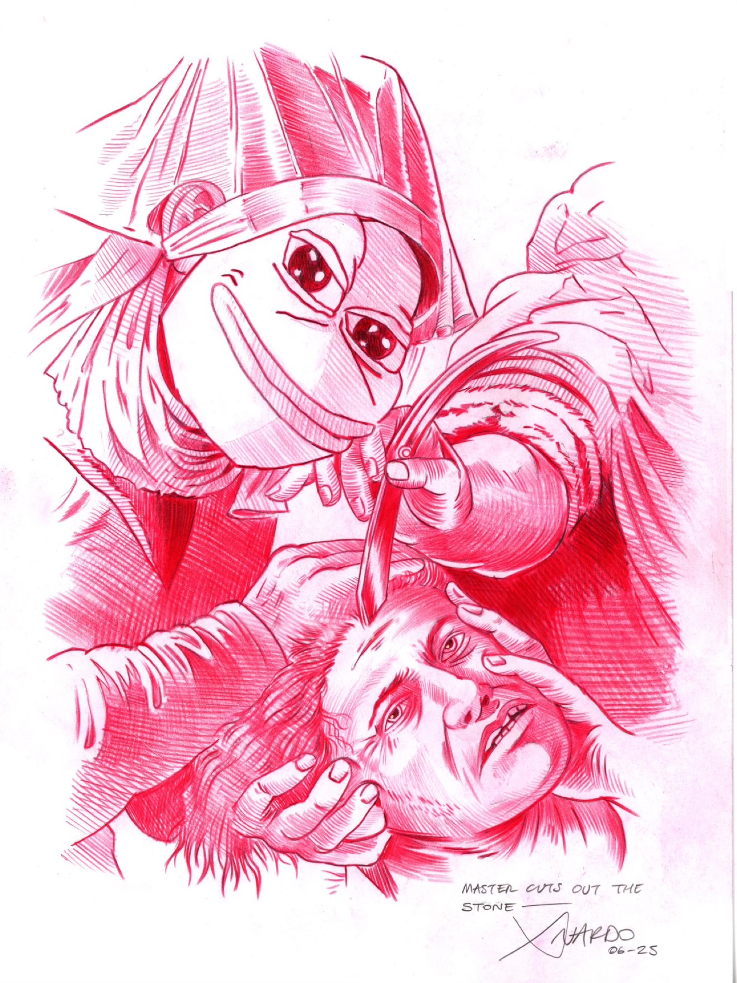 The Assistant and Patient in Red (from MCOtS)