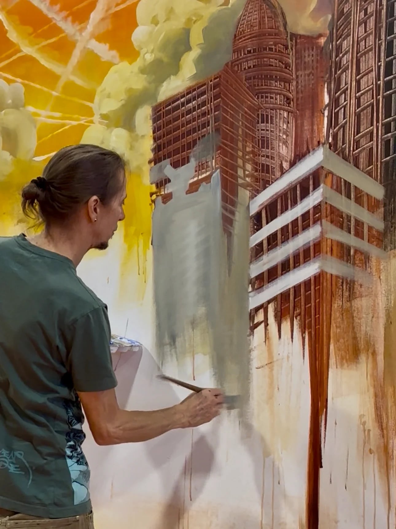MEAR ONE painting live at Bitcoin 2026
