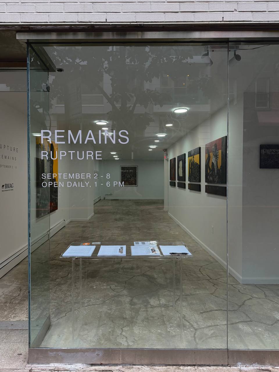 Remains installation view 2